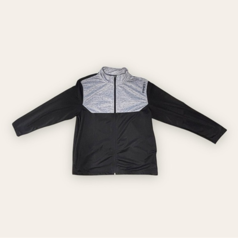 AND1 Black and Gray Full-Zip Jacket Size XL
